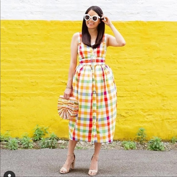 NWT Christopher John Rogers x Target Plaid Dress. Size 2 - Picture 5 of 13